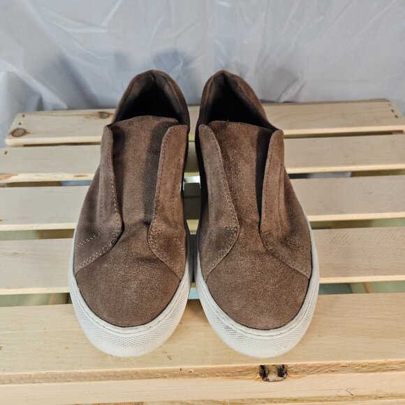 J/Slides NY Suede Slip-On Sneakers | Taupe | Size 6.5 - Picture 4 of 8